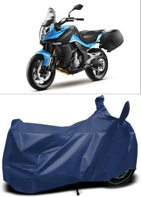 RKDS Healthcare Waterproof Two Wheeler Cover for CFMoto(650 NK, Blue)