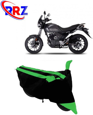 RRZ Waterproof Two Wheeler Cover for Hero(MotoCorp XPulse 200T, Black, Green)