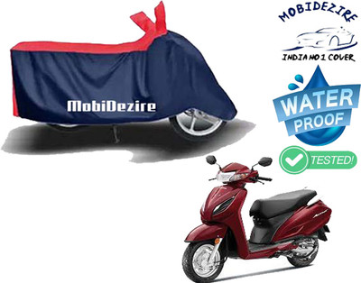 Mobidezire Waterproof Two Wheeler Cover for Honda(Activa, Blue, Red)