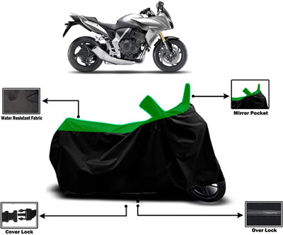 Amexride Two Wheeler Cover for Honda(CBF 1000, Green)