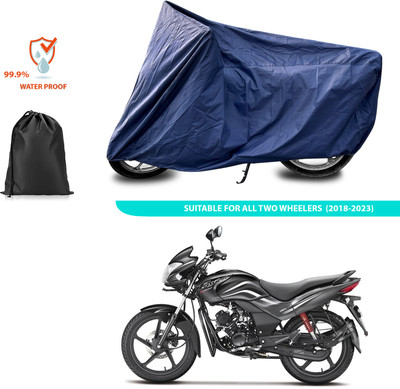 PAGORA Waterproof Two Wheeler Cover for Hero(Passion Xpro, Blue)