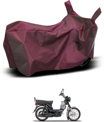 PAGORA Waterproof Two Wheeler Cover for TVS(XL 100 Comfort, Maroon)