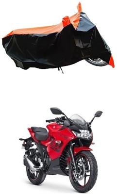 VESMEI Two Wheeler Cover for Suzuki(Gixxer SF, Orange)