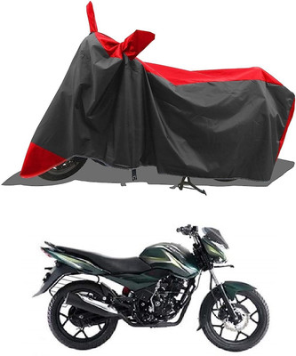 DeepShakshi AUTOMOTIVE Two Wheeler Cover for Bajaj(Discover 150 f, Red, Black)