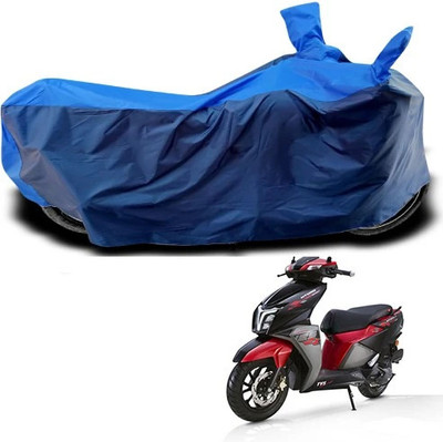 DeepShakshi AUTOMOTIVE Waterproof Two Wheeler Cover for TVS(NTORQ, Blue)