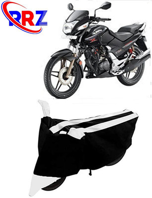 RRZ Waterproof Two Wheeler Cover for Hero(CBZ Extreme, Black, White)