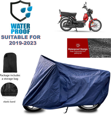 PAGORA Waterproof Two Wheeler Cover for TVS(XL 100 Comfort, Blue)