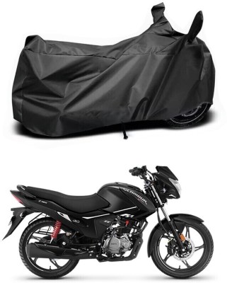 DeepShakshi AUTOMOTIVE Two Wheeler Cover for Hero(Glamour FI, Black)