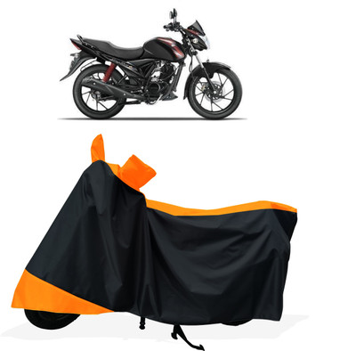 Tricway Two Wheeler Cover for Suzuki(Sling Shot, Orange)