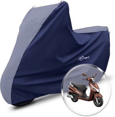 Neodrift Two Wheeler Cover for Hero(Destini 125, Grey, Blue)