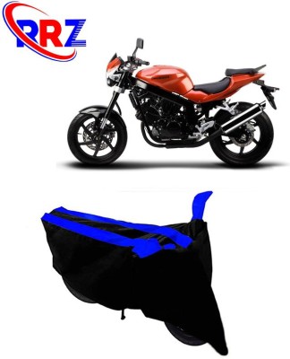 RRZ Waterproof Two Wheeler Cover for Kinetic(Comet, Black, Blue)