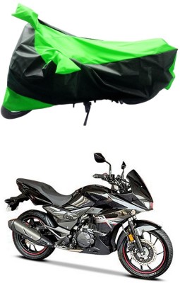 MMSSTAR Waterproof Two Wheeler Cover for Hero(Xtreme 200S, Green, Black)