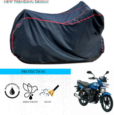 ANTHUB Waterproof Two Wheeler Cover for Bajaj(Platina 125, Black)