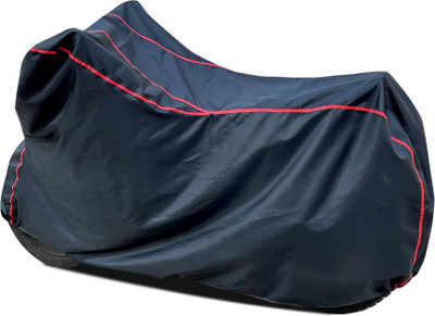 AutoCoversHub Waterproof Two Wheeler Cover for JAWA(42, Silver, Black)