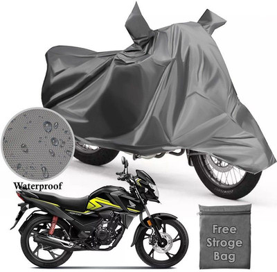 ZB AUTO Waterproof Two Wheeler Cover for Honda(SP 125, Grey)
