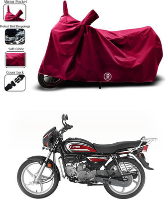 DeepShakshi AUTOMOTIVE Waterproof Two Wheeler Cover for Hero(BS6, Maroon)