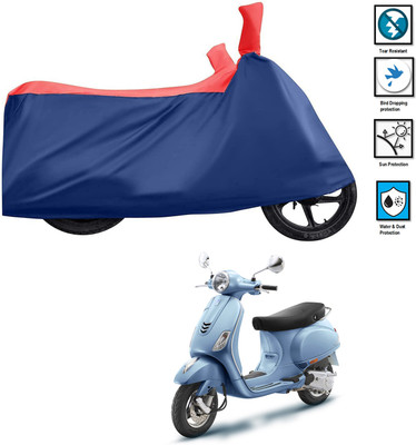 CODOKI Waterproof Two Wheeler Cover for Vespa(ZX 125 BS6, Red)