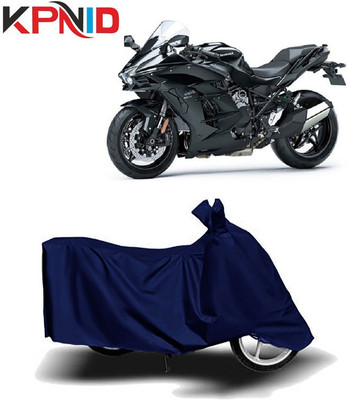 KPNID Waterproof Two Wheeler Cover for Kawasaki(Ninja H2, Blue)