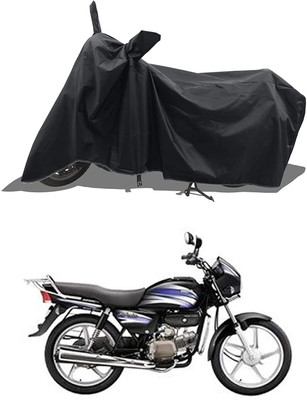 KEDIT Two Wheeler Cover for Hero(Splendor, Black)