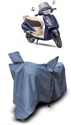 ZAQE Waterproof Two Wheeler Cover for TVS(Jupiter Grande, Grey)