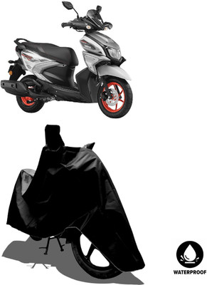 Amexride Waterproof Two Wheeler Cover for Yamaha(Ray-ZR 125FI, Black)