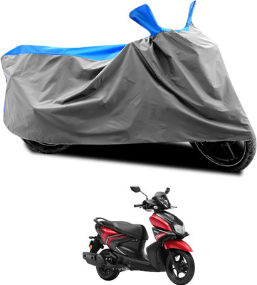 CODOKI Waterproof Two Wheeler Cover for Yamaha(Ray ZR, Grey, Blue)