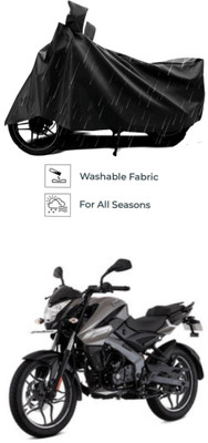 Mdstar Waterproof Two Wheeler Cover for Bajaj(Pulsar NS125 BS6, Black)