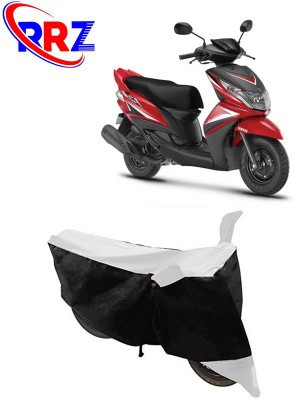 RRZ Waterproof Two Wheeler Cover for Yamaha(Ray Z, Black, White)