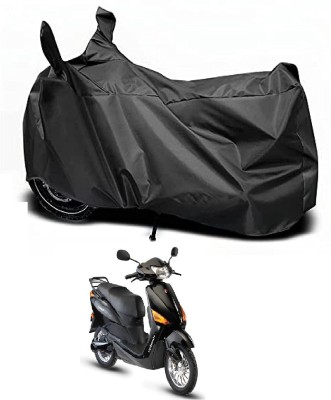 Auto Hub Waterproof Two Wheeler Cover for Hero(Electric Optima, Black)