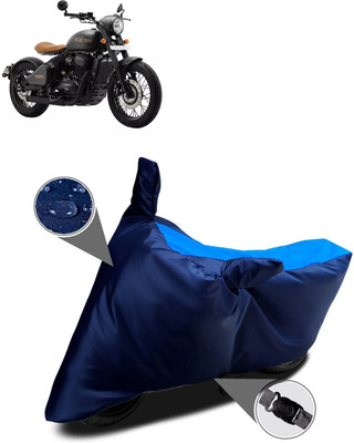 CODOKI Waterproof Two Wheeler Cover for JAWA(Perak, Blue)
