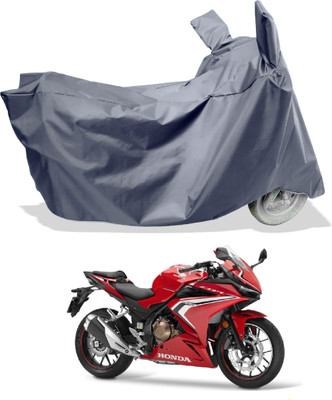 Amexride Two Wheeler Cover for Honda(CBR500R, Grey)