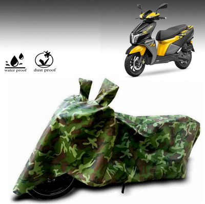ma collections Waterproof Two Wheeler Cover for TVS(Ntorq 125, Green)