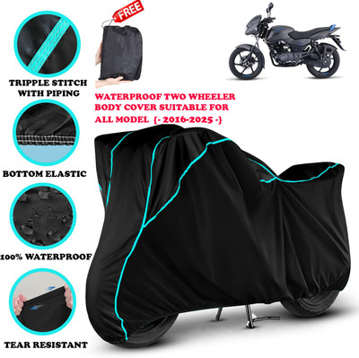 OliverX Waterproof Two Wheeler Cover for Bajaj(Pulsar 125 Neon, Black)