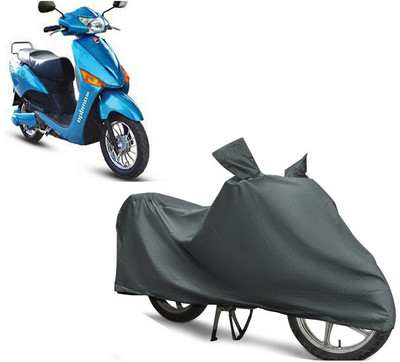 EGAL Waterproof Two Wheeler Cover for Hero(Electric Optima DX, Grey)