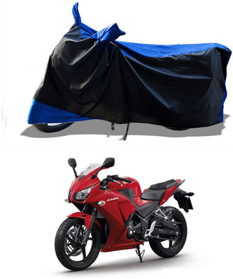 DeepShakshi AUTOMOTIVE Waterproof Two Wheeler Cover for Honda(CBR300R BS6, Blue)