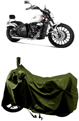 SUGASHRI Waterproof Two Wheeler Cover for FAB Regal Raptor(Daytona 350, Green)
