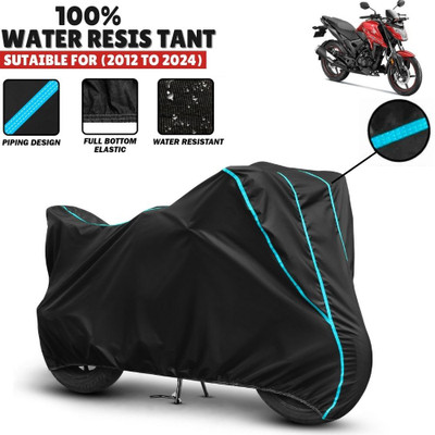 Mwiss Waterproof Two Wheeler Cover for Honda(Xblade, Black, Blue)
