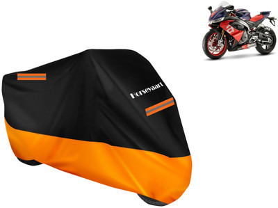 Horseyaart Waterproof Two Wheeler Cover for Aprilia(RS 660, Orange)