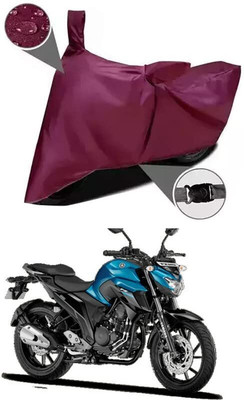 DeepShakshi AUTOMOTIVE Two Wheeler Cover for Yamaha(FZ-25, Maroon)