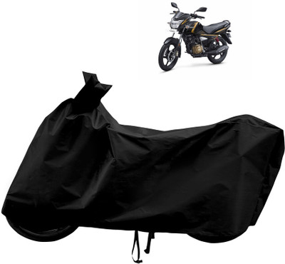 Horseyaart Waterproof Two Wheeler Cover for TVS(Victor Premium, Black)