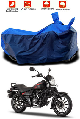 Mdstar Waterproof Two Wheeler Cover for Bajaj(Avenger Street 220, Blue, Blue)
