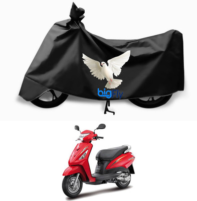 BigFly Two Wheeler Cover for Suzuki(Swish 125, Black)