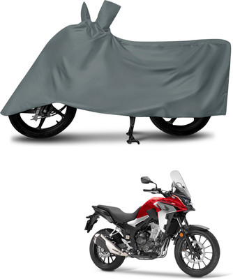 DeepShakshi AUTOMOTIVE Waterproof Two Wheeler Cover for Honda(CB 500, Grey)