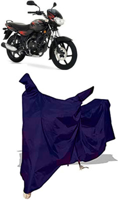 Amexride Two Wheeler Cover for Bajaj(Discover 125 DTS-i, Blue)