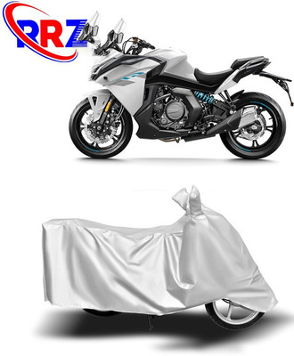 RRZ Waterproof Two Wheeler Cover for CFMoto(650GT, White)