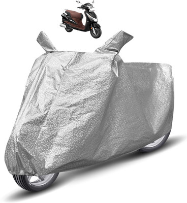Auto Hub Waterproof Two Wheeler Cover for Hero(Destini 125, Silver)