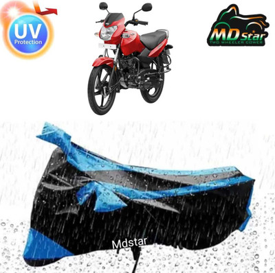 MMSSTAR Waterproof Two Wheeler Cover for Triumph(Activa i, Blue, Black)