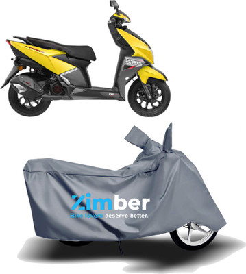 THE REAL ARV Two Wheeler Cover for TVS(NTORQ, Grey)