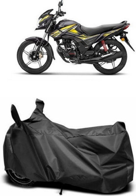 DeepShakshi AUTOMOTIVE Two Wheeler Cover for Honda(CB Shine SP, Black)