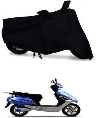 APNEK Waterproof Two Wheeler Cover for Lohia(Fame, Black)